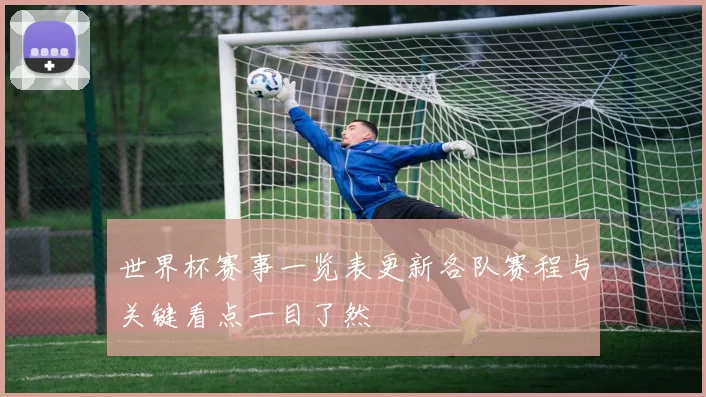 世界杯赛事一览表更新各队赛程与关键看点一目了然