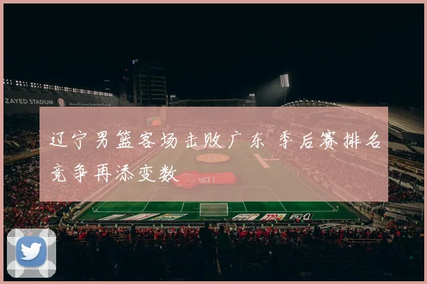 辽宁男篮客场击败广东 季后赛排名竞争再添变数
